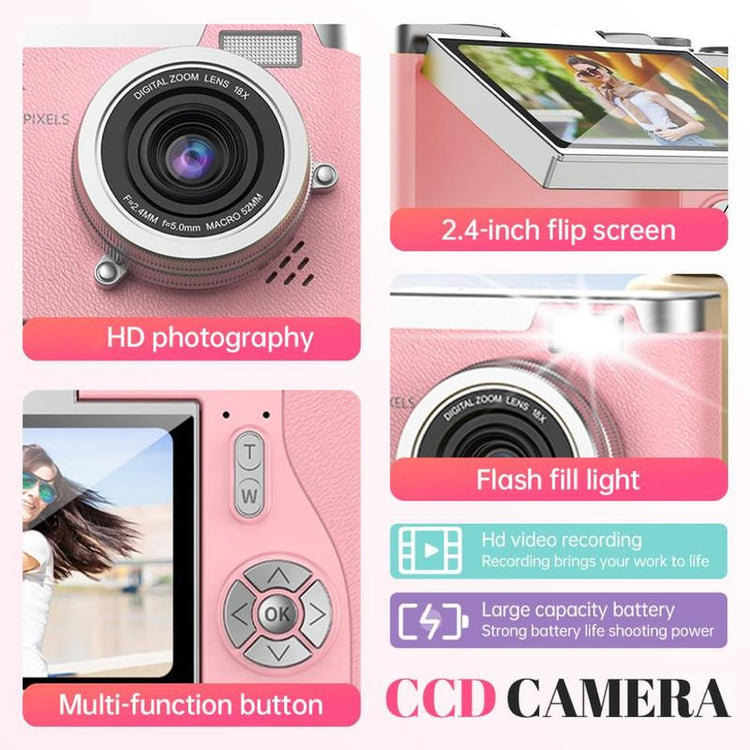 Compact 1080P Flip Screen Digital Camera